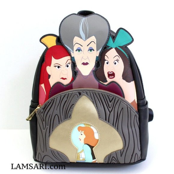 Loungefly Disney Cinderella Step Sisters Mini Backpack - Picture 1 of 5